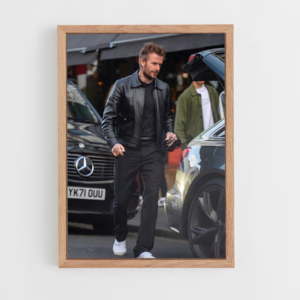 Poster Beckham en Cuir (vue 4)